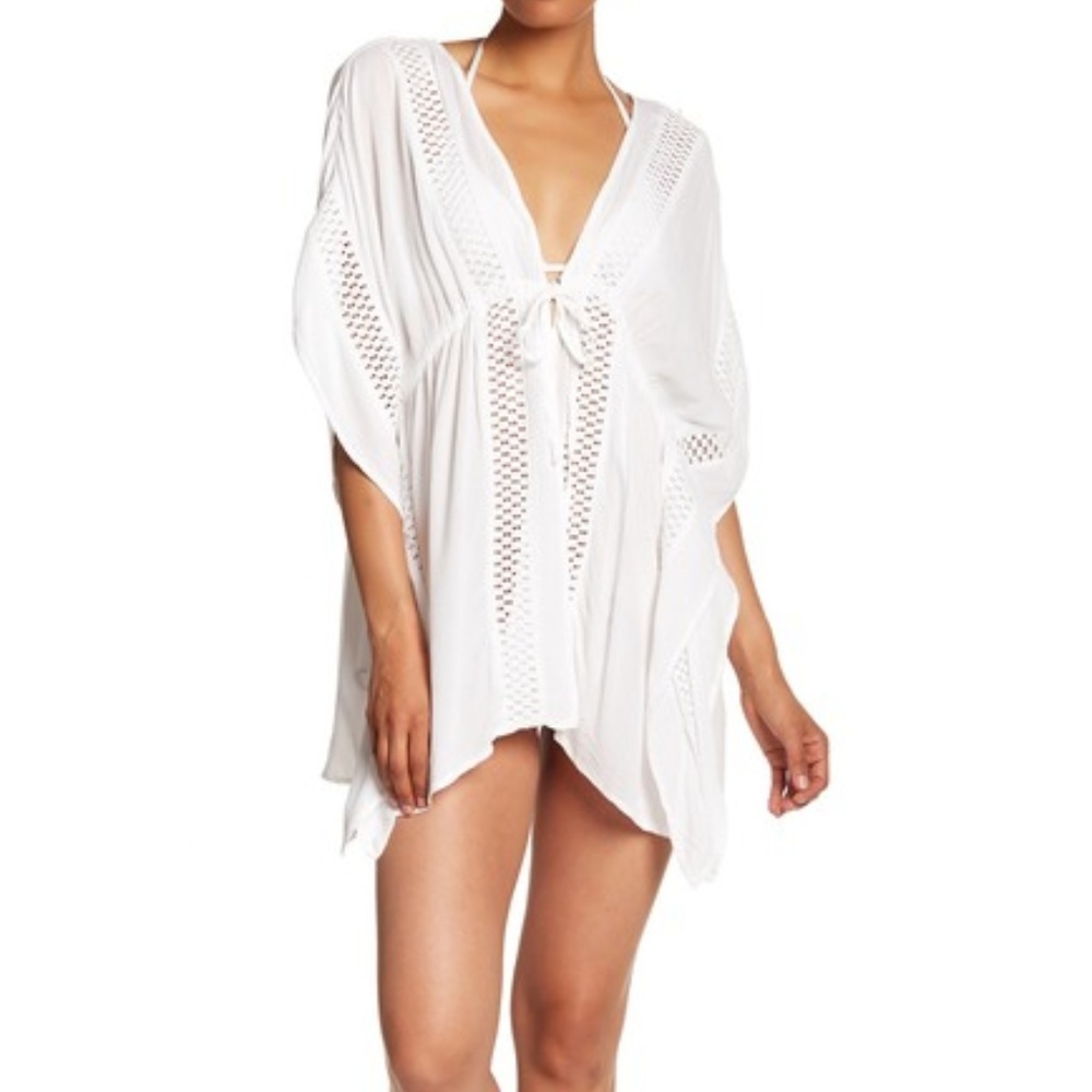 ELAN Crochet Cover Up Tunic